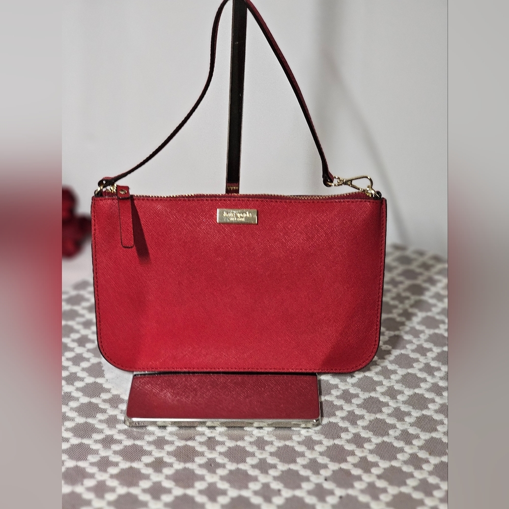 KateSpade Leather HandBag/ Wristlet